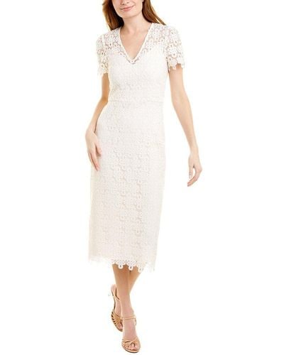 Shoshanna Winston Midi Dress - White