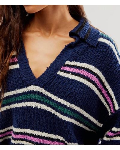 Free People Kennedy Pullover - Blue
