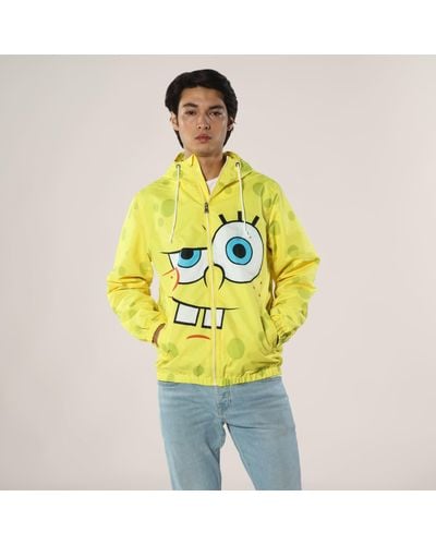 Members Only Spongebob Windbreaker Jacket - Metallic