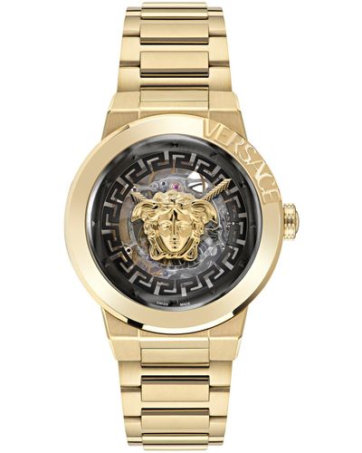 Versace Medusa Infinite Limited Edition Skeleton Automatic Watch - Metallic