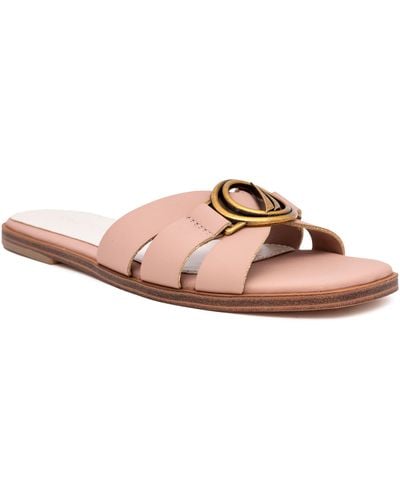 Nautica Strappy Slide Sandal - Pink