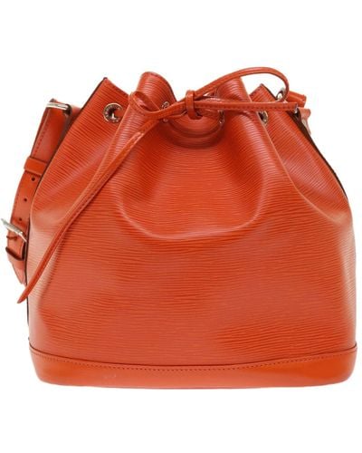Louis Vuitton Petit Noé Leather Shoulder Bag (pre-owned) - Orange