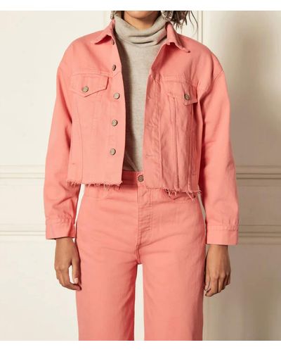 Boyish The Harvey Crop Jacket - Pink