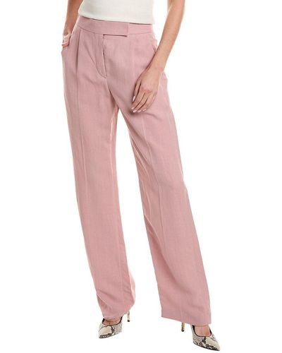 Brunello Cucinelli Linen-blend Pant - Pink