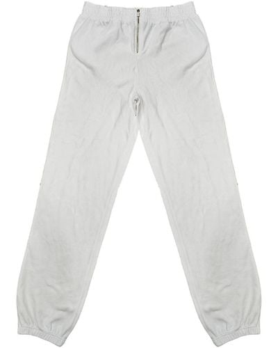 Juicy Couture Velour Zip jogger Pants Xs - White