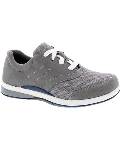 Drew Enterprise Faux Suede Lifestyle Casual And Fashion Sneakers - Gray
