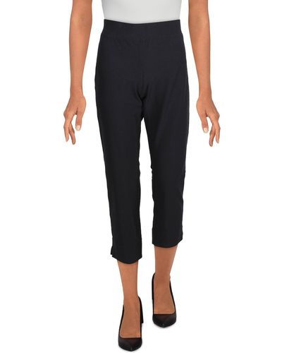 Eileen Fisher Slim Fit Ankle Cropped Pants - Blue