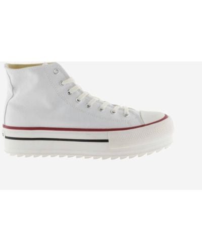 Victoria Platform Sneaker - White