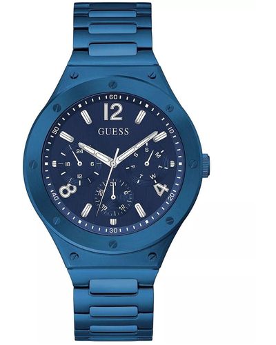 Guess Scope Multifunction Dial Watch - Blue