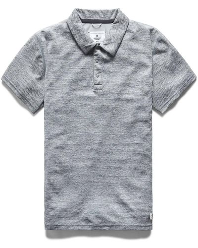 Reigning Champ Solotex Mesh Polo - Gray