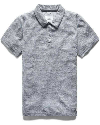 Reigning Champ Solotex Mesh Polo - Gray