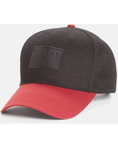Guess Factory Mesh Logo Patch Baseball Hat - Multicolor
