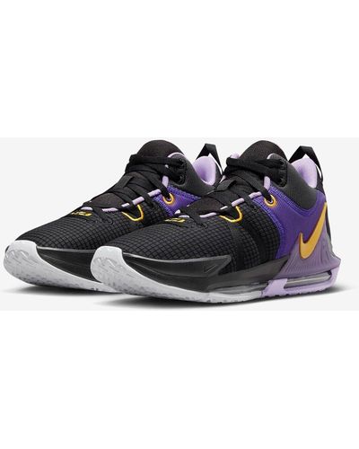 Nike Lebron Witness 7 Dm1123-002 Black//gold Basketball Shoes Lex268 - Blue