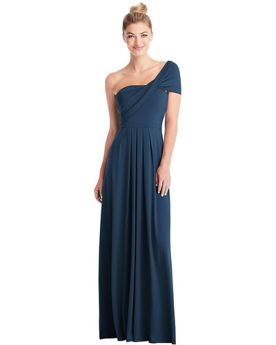 Carlos Saavedra Loop Convertible Maxi Dress - Blue