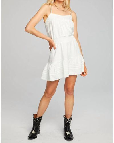 Saltwater Luxe Adella Mini Dress - White