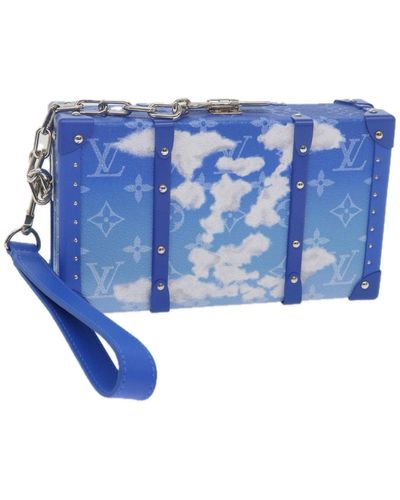 Louis Vuitton Leather Clutch Bag (pre-owned) - Blue