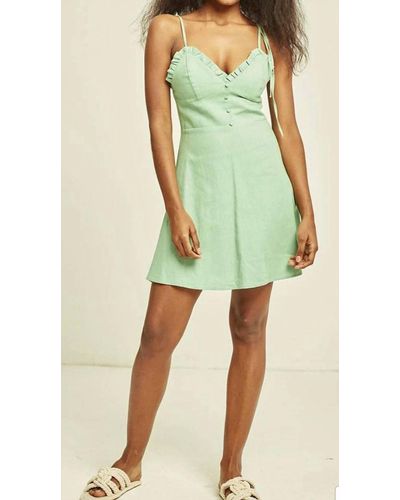 DELUC June Mini Dress - Green