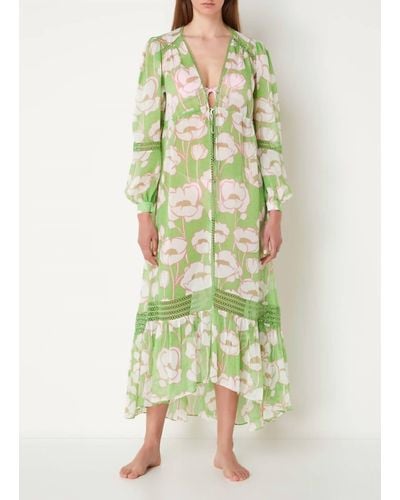 Ted Baker Elisia Floral Maxi Cover Up - Green