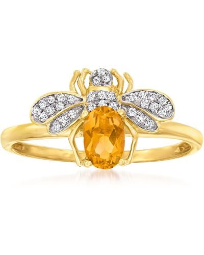Bee diamond ring deals