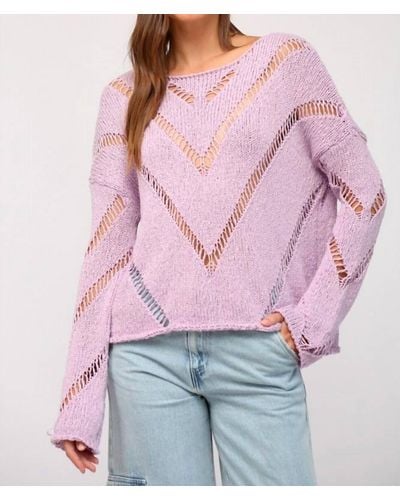 Fate Slash Sweater - Pink