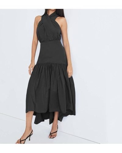 Veronica Beard Radley Taffeta Dress In Black