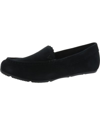 Vionic Mckenzie Suede Comfort Loafers - Black