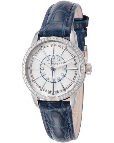 Hamilton 28mm Blue Quartz Watch H40391691