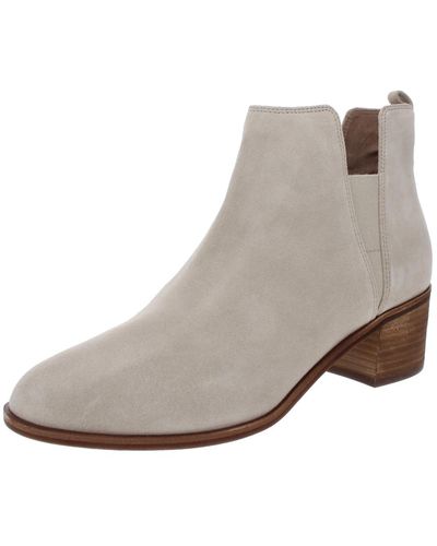 Dr. Scholls Amara Padded Insole Almond Toe Booties - Brown
