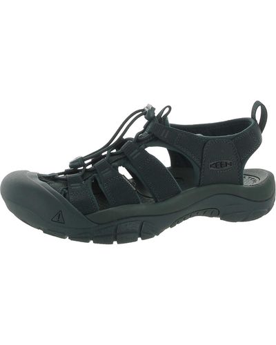 Keen Newport H2 Cushioned Footbed Slip-on Sport Sandals - Black