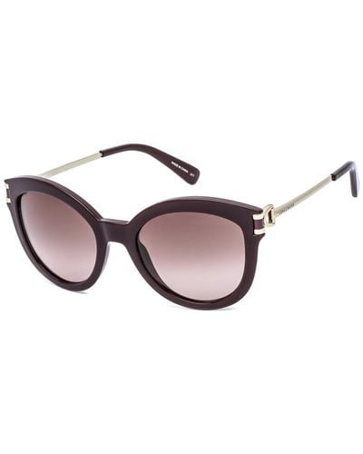 Longchamp 55 Mm Red Sunglasses Lo604s-602 - Brown
