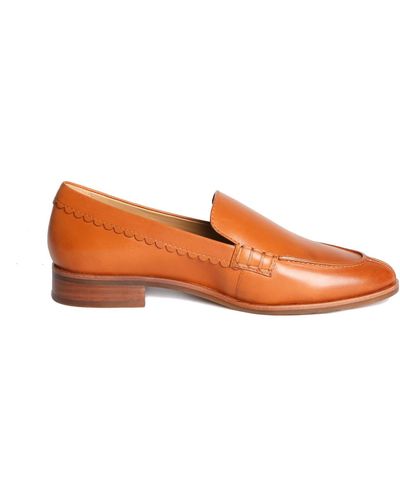 The Flexx Bowery Leather Loafer - Orange