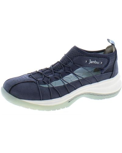 Jambu Free Spirit Vegan Leather Slide-on Sport Sandals - Blue