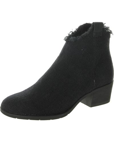 Seven Dials Uma Jute Pull On Ankle Boots - Black