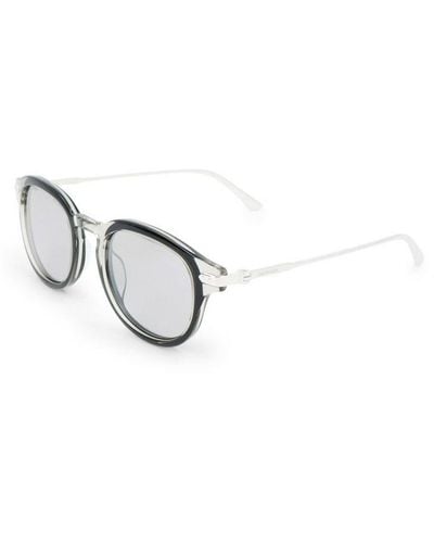 Calvin Klein 54 Mm Sunglasses Ck18708sa-072 - Metallic