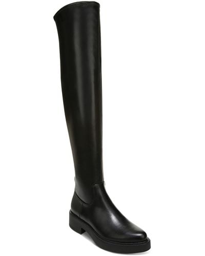 Circus by Sam Edelman Nat Faux Leather Tall Over-the-knee Boots - Black