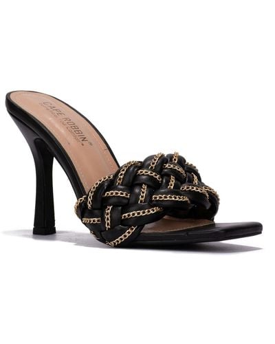 Cape Robbin Tilio Faux Leather Dressy Heels - Black