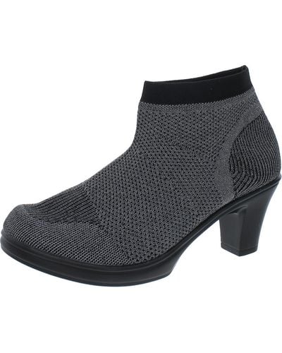 Bernie Mev Doll Knit Ankle Sock Boot - Black