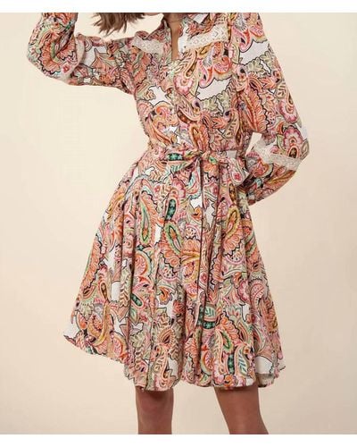 Hale Bob Keana Linen Dress - Multicolor
