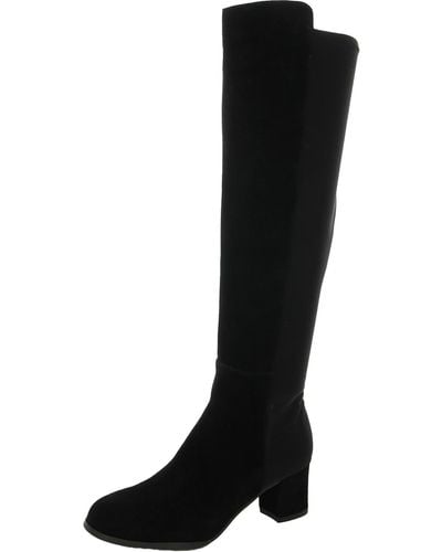 L'amour Des Pieds Leather Dressy Knee-high Boots - Black