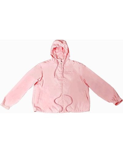 Bally 6301236 Petal Waterproof Hooded Raincoat - Pink