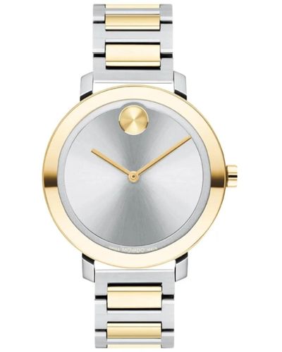 Movado Bold Silver Dial Watch - Metallic