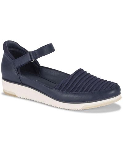 BareTraps Harmony Faux Leather Lifestyle Slip-on Sneakers - Blue