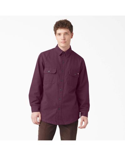 Dickies Duck Flannel-lined Shirt - Purple
