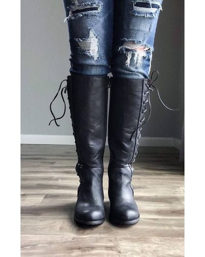 Volatile Untraveled Roads Tall Boots - Black