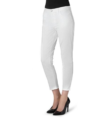 J Brand Tessa High Rise Tapered Crop Jeans - Gray
