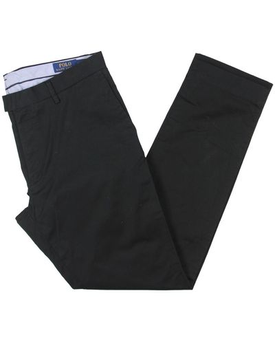 Polo Ralph Lauren Solid Casual Chino Pants - Black