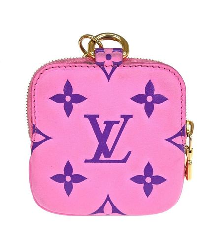 Louis Vuitton Lanyard Multipochette Leather Wallet (pre-owned) - Pink