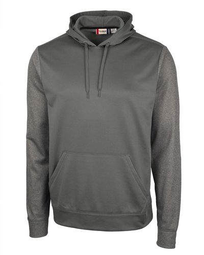 Clique Helsa Sport Colorblock Pullover Jacket - Gray
