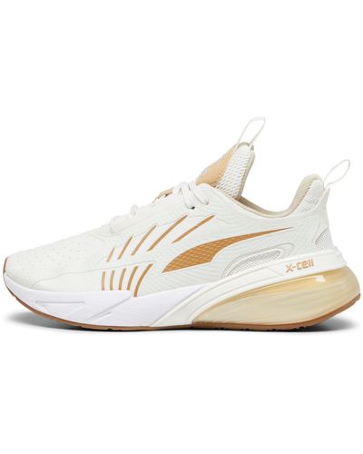 PUMA X-cell Action Molten Metal Running Shoes - White