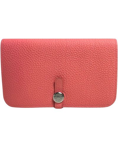 Hermès Dogon Leather Wallet (pre-owned) - Pink
